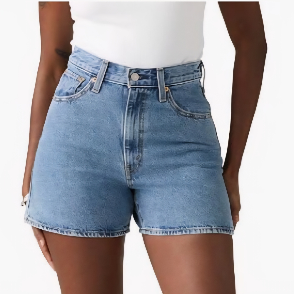 Levi's Light Blue Jean Shorts